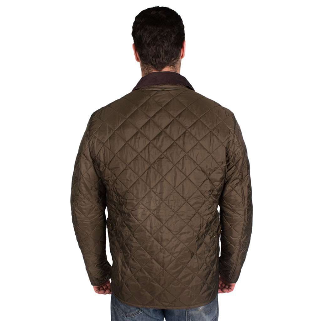 Tinford Quilted Jacket in Olive by Barbour - Country Club Prep