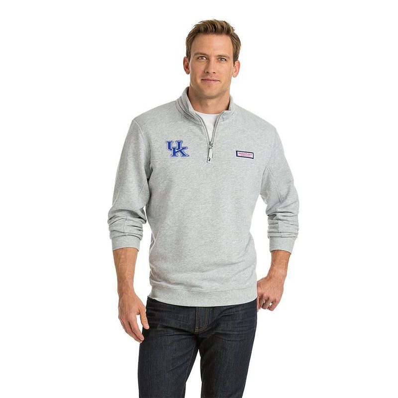 University of Kentucky Collegiate Shep Shirt in Gray Heather by Vineyard Vines - Country Club Prep