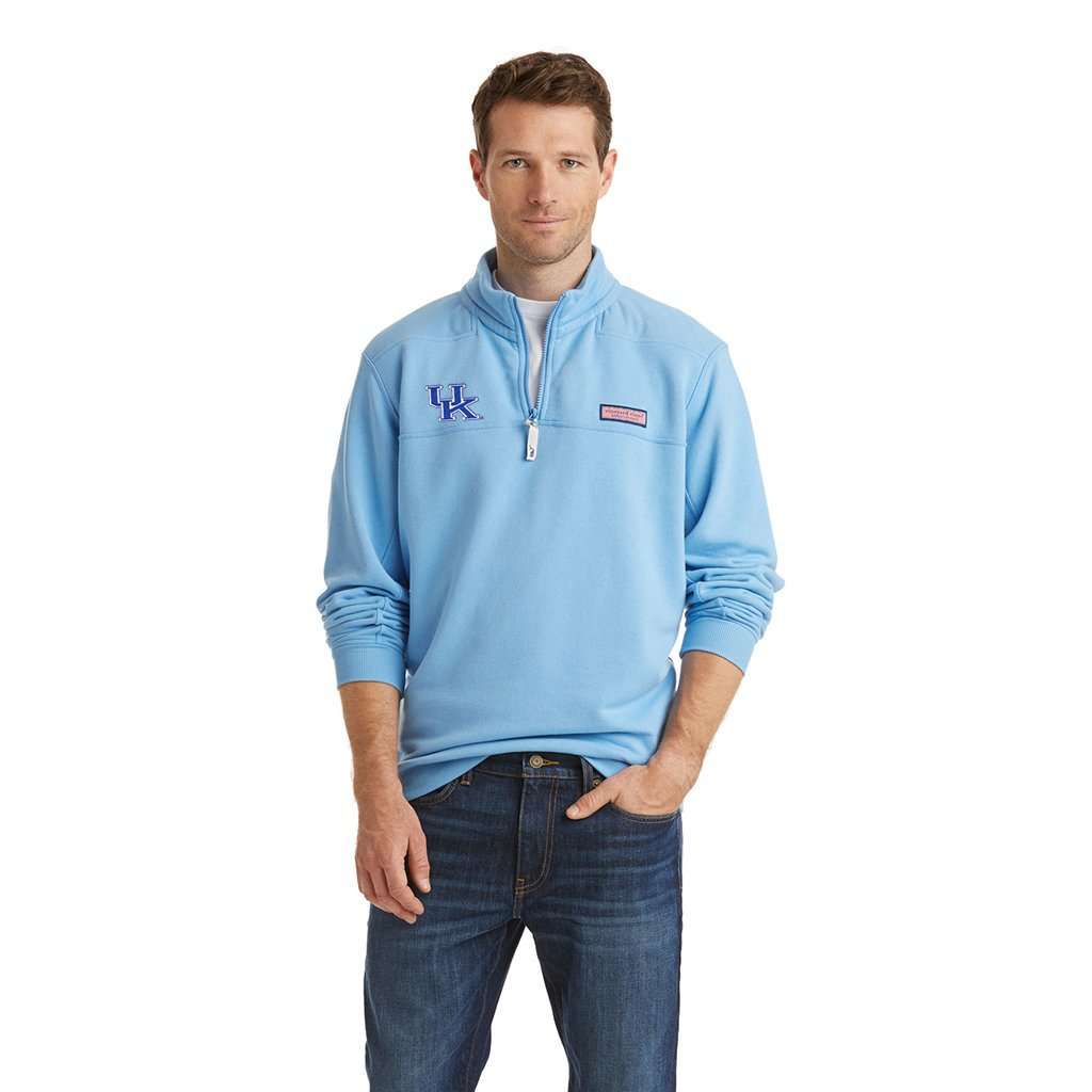 University of Kentucky Collegiate Shep Shirt in Ocean Breeze by Vineyard Vines - Country Club Prep