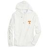 University of Tennessee Long Sleeve Gameday Hoodie Tee in White by Southern Tide - Country Club Prep