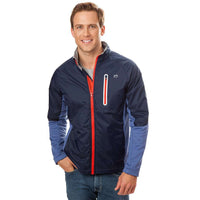 Windward Performance Soft Shell Jacket in True Navy by Southern Tide - Country Club Prep