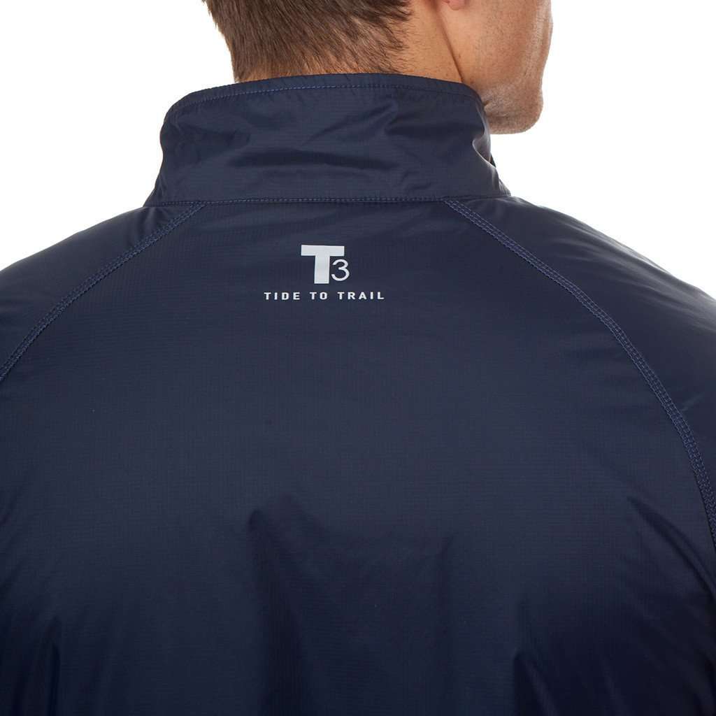 Windward Performance Soft Shell Jacket in True Navy by Southern Tide - Country Club Prep