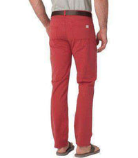 5 Pocket Tailored Fit Chino Pant in Nantucket Red by Southern Tide - Country Club Prep