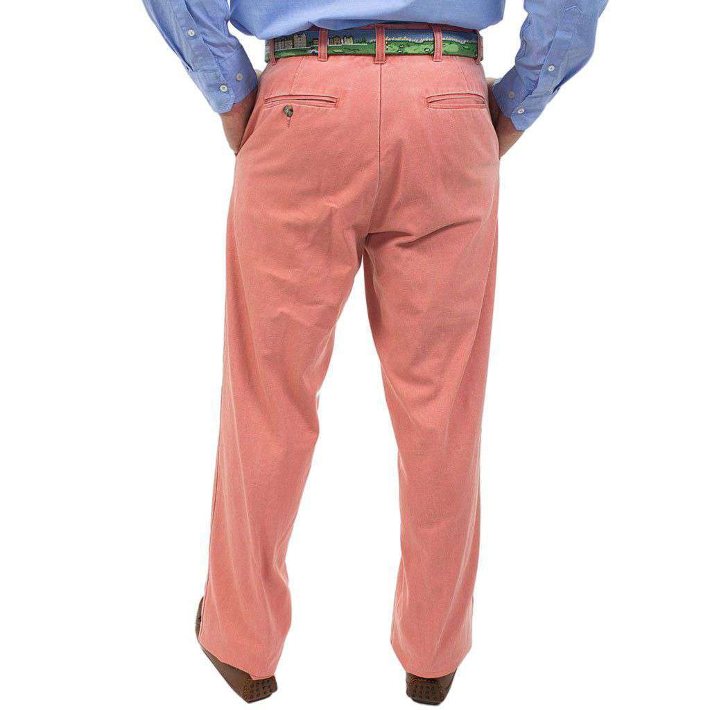 Authentic Nantucket Red Plain Front Pants by Murray's Toggery - Country Club Prep