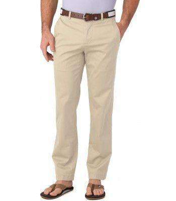 Channel Marker II Classic Fit Pants in Stone by Southern Tide - Country Club Prep