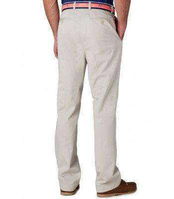 Channel Marker II Tailored Fit Pants in Stone by Southern Tide - Country Club Prep