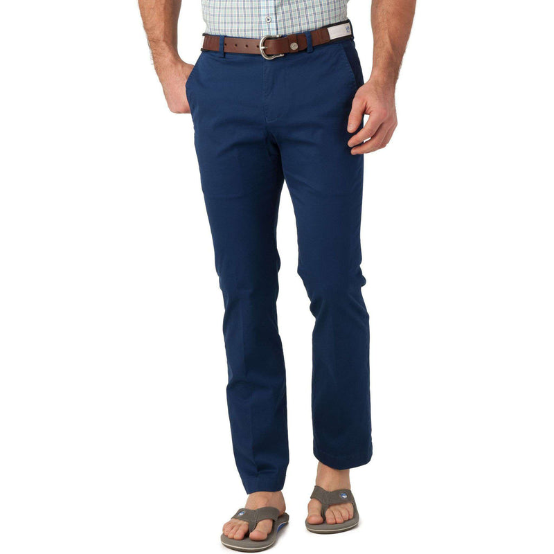Channel Marker Tailored Fit Summer Pants in Yacht Blue by Southern Tide - Country Club Prep