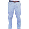 Elliewood Plain-front Suit Pant in Blue Seersucker by Country Club Prep - Country Club Prep