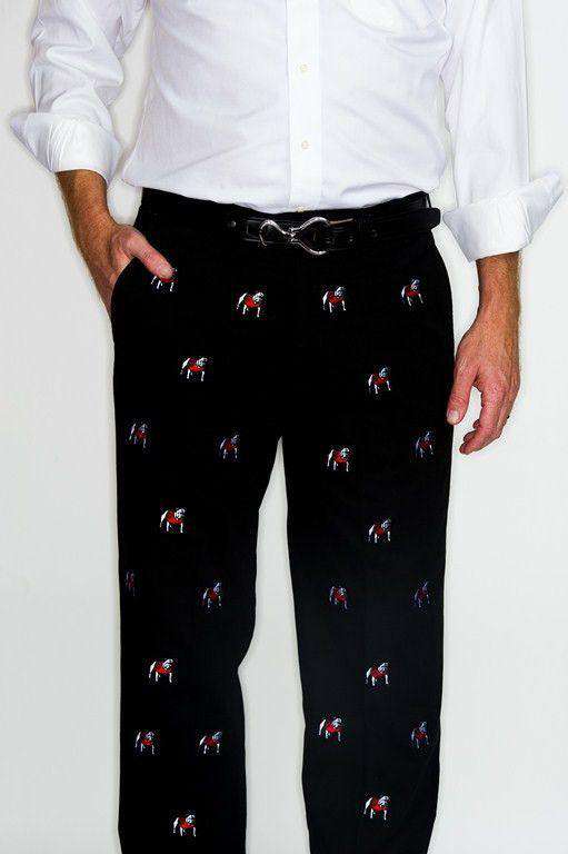 Georgia Stadium Pant in Black by Pennington & Bailes