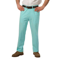 Harbor Pants Plain Aqua Blue (30" inseam) by Castaway Clothing - Country Club Prep