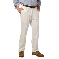 Harbor Pants Plain Memorial White (32" inseam) by Castaway Clothing - Country Club Prep