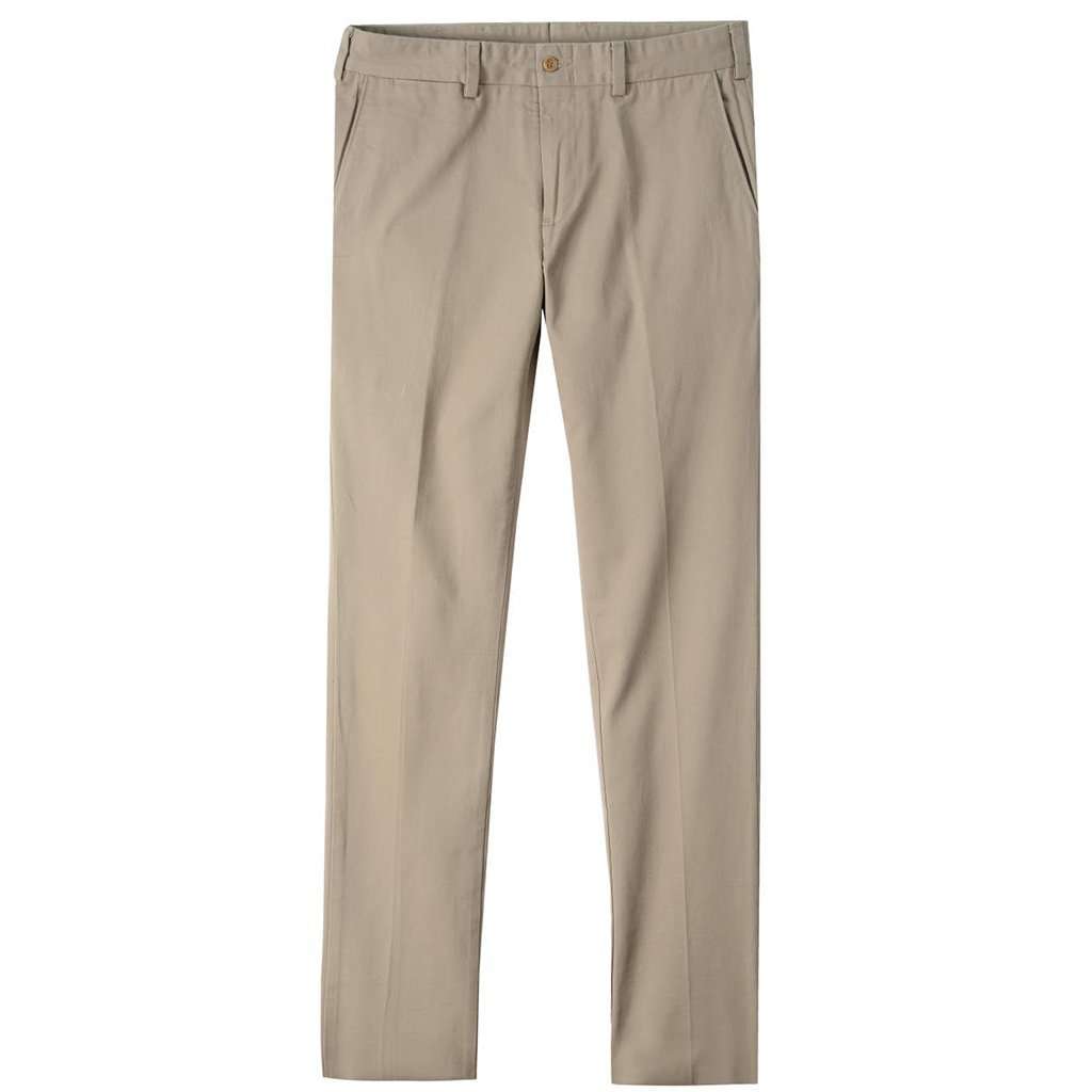 M4 Original Twill Slim Fit Pant in Khaki by Bill's Khakis - Country Club Prep