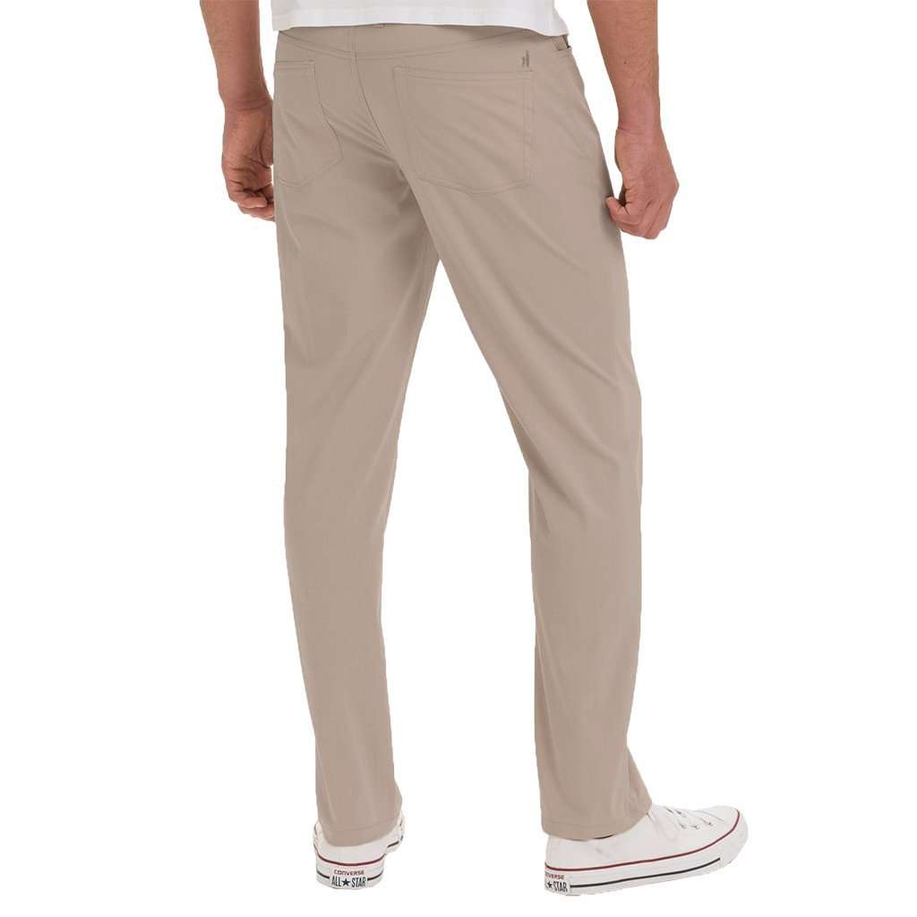 Marin Prep-Formance Pant in Light Khaki by Johnnie-O - Country Club Prep