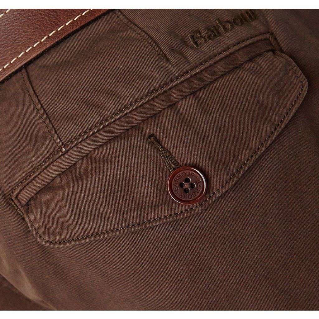 Barbour Neuston Twill Trousers in Dark Olive – Country Club Prep
