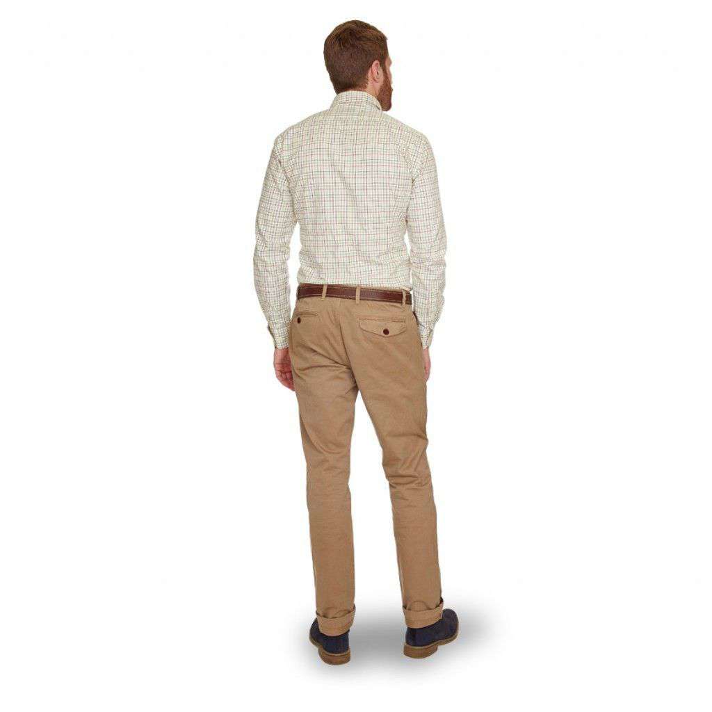 Neuston Twill Trousers in Stone by Barbour - Country Club Prep