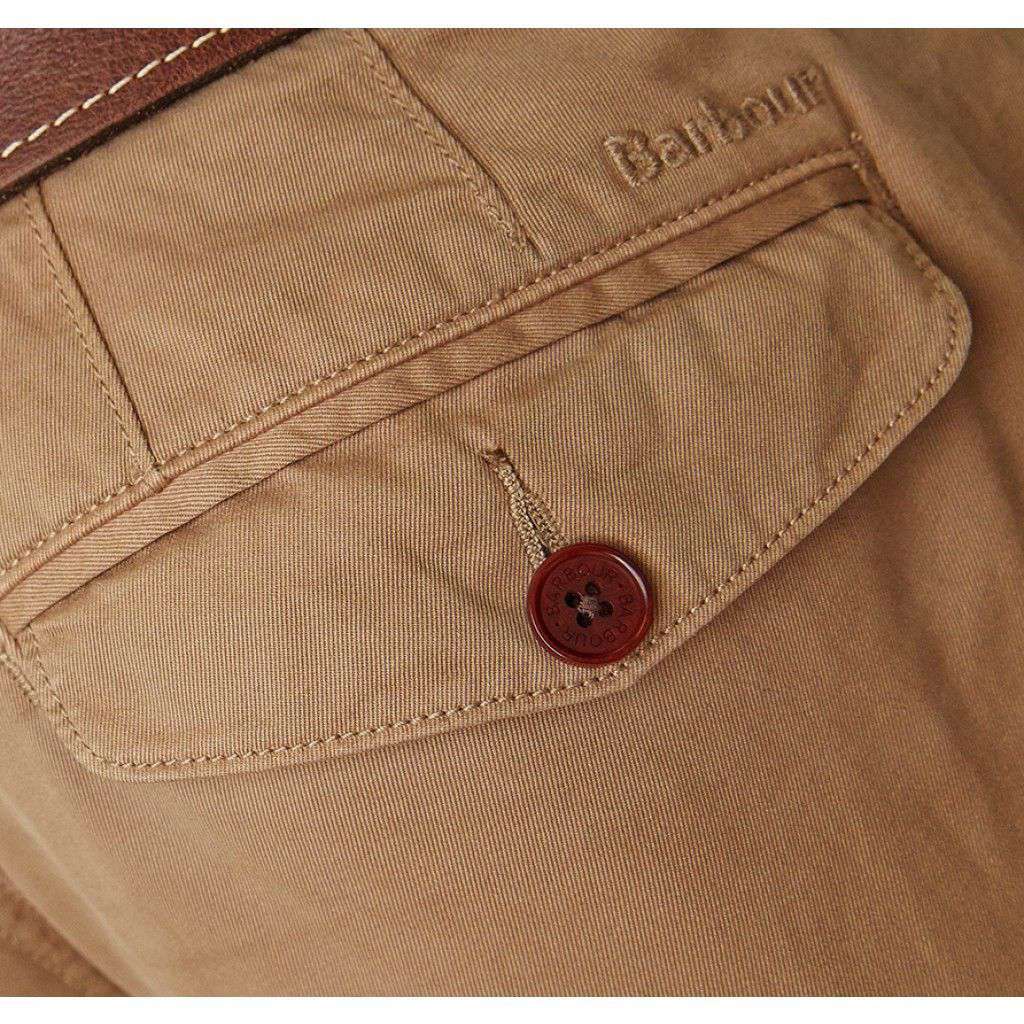 Neuston Twill Trousers in Stone by Barbour - Country Club Prep