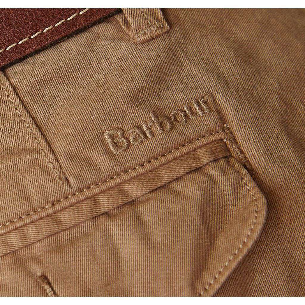 Neuston Twill Trousers in Stone by Barbour - Country Club Prep