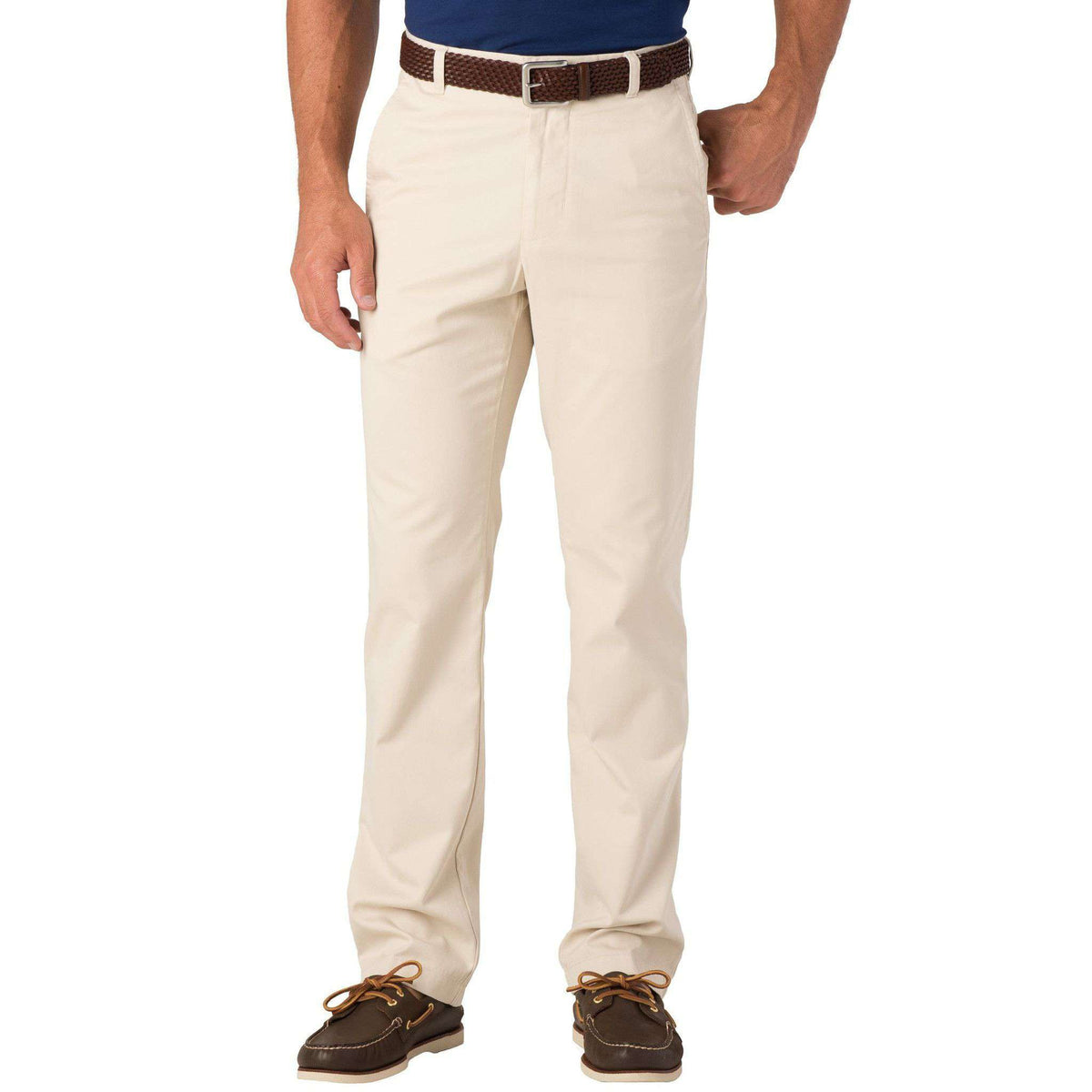 Skipjack Classic Fit Pant in Stone by Southern Tide - Country Club Prep