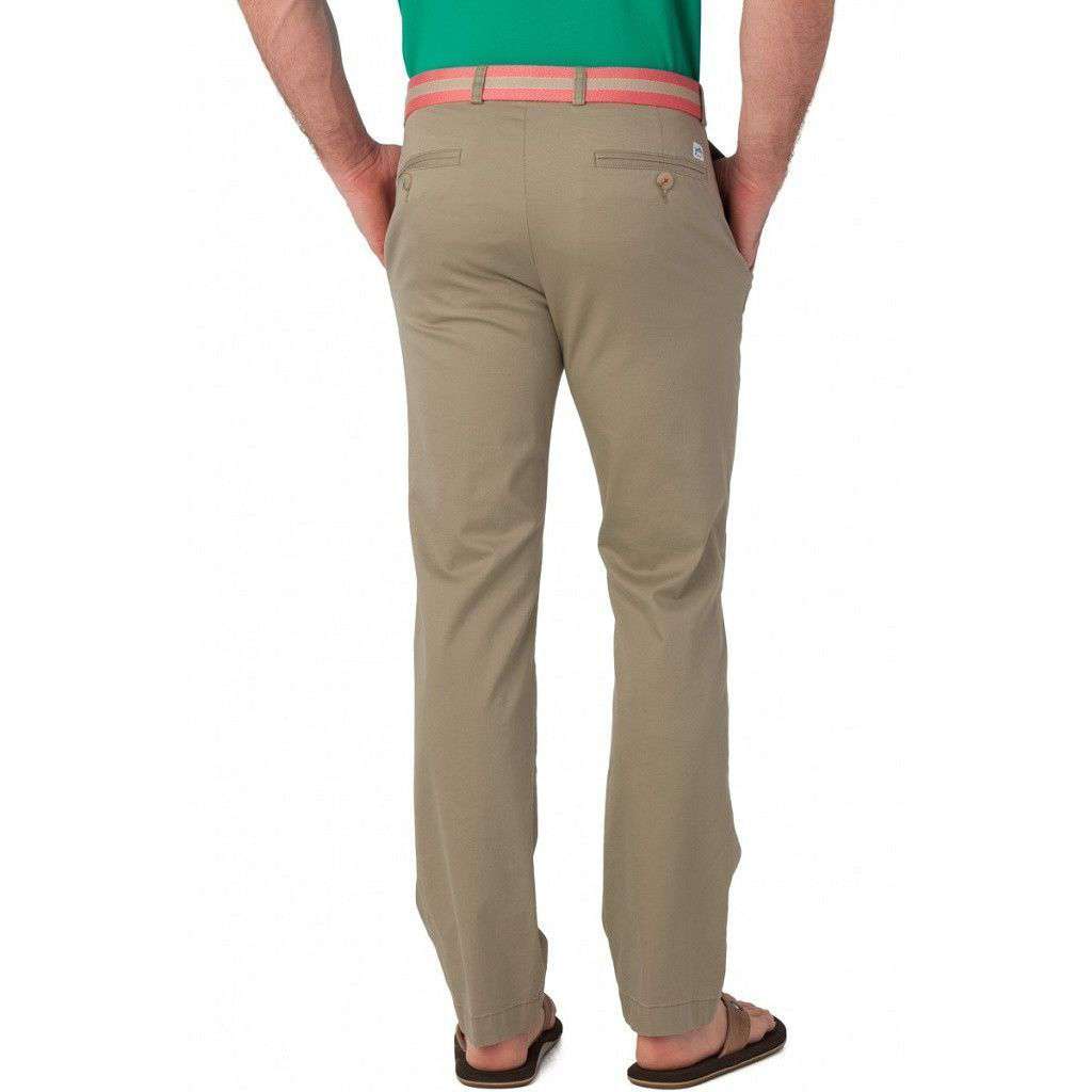 Summer Weight Channel Marker I Classic Fit Pants in Sandstone Khaki by Southern Tide - Country Club Prep