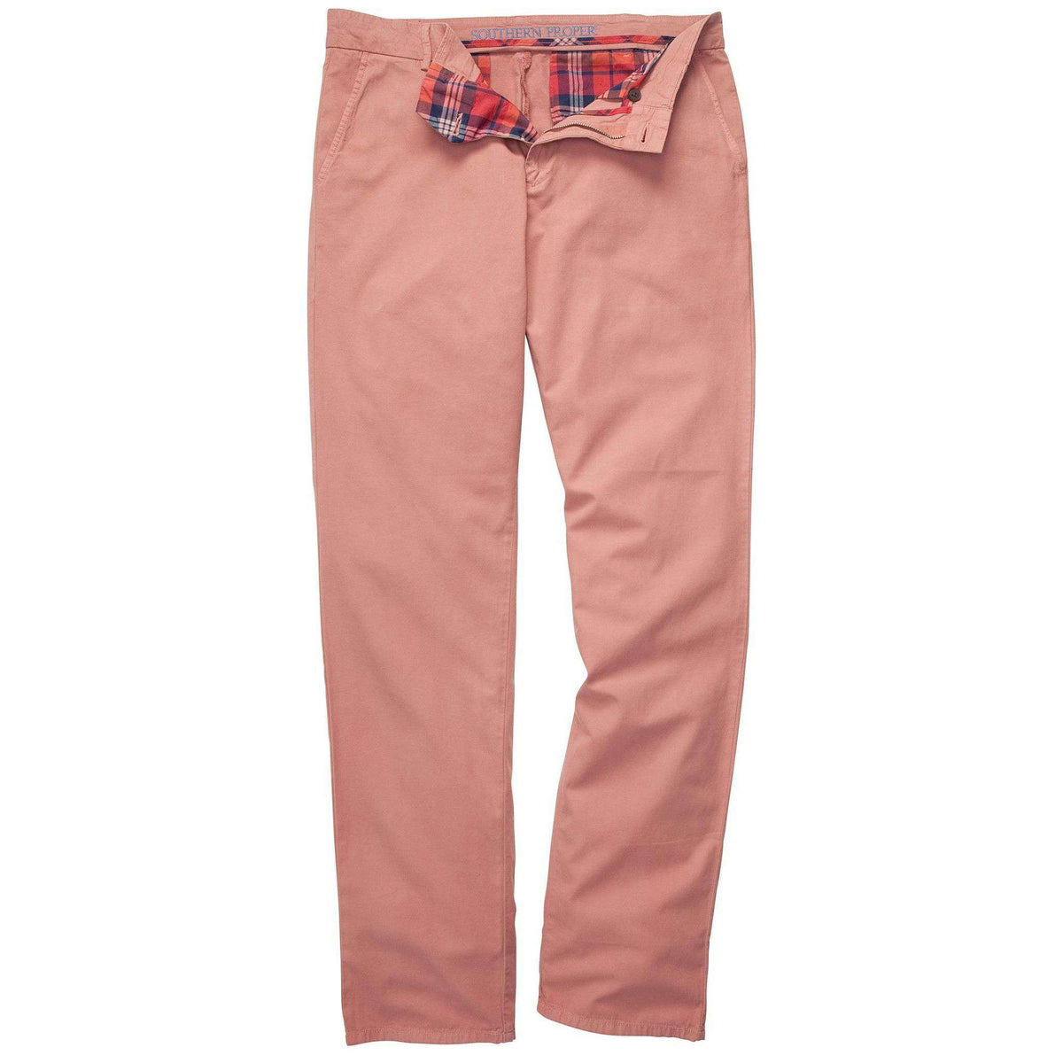 The Campus Pant in Washed Red by Southern Proper - Country Club Prep