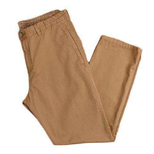 The Seawash Grayton Twill Pant in Khaki by Southern Marsh - Country Club Prep