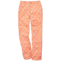 The Shucker Pant in Coral by Southern Proper - Country Club Prep