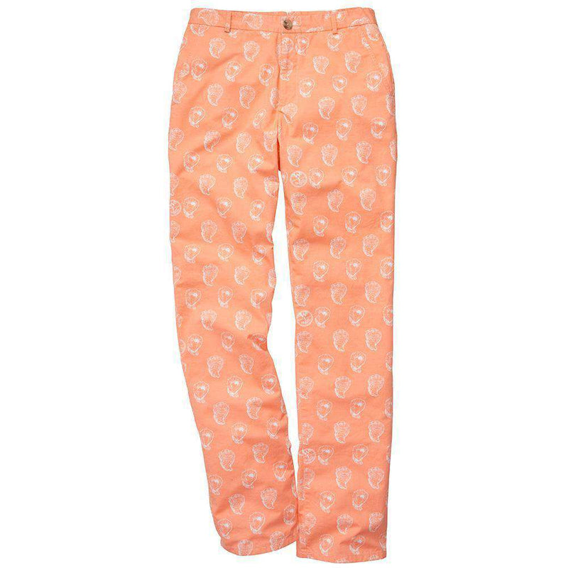 The Shucker Pant in Coral by Southern Proper - Country Club Prep