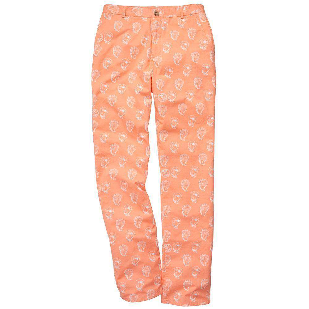 The Shucker Pant in Coral by Southern Proper - Country Club Prep