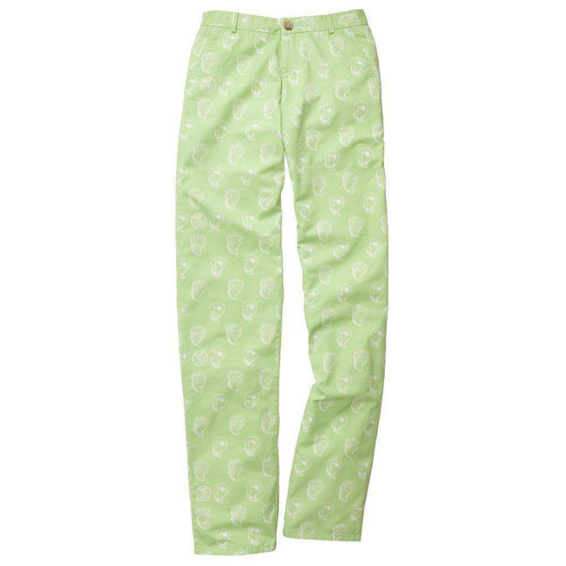 The Shucker Pant in Lime Green by Southern Proper - Country Club Prep