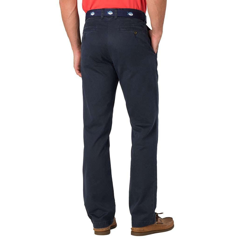 The Skipjack Classic Fit Pant in True Navy by Southern Tide - Country Club Prep