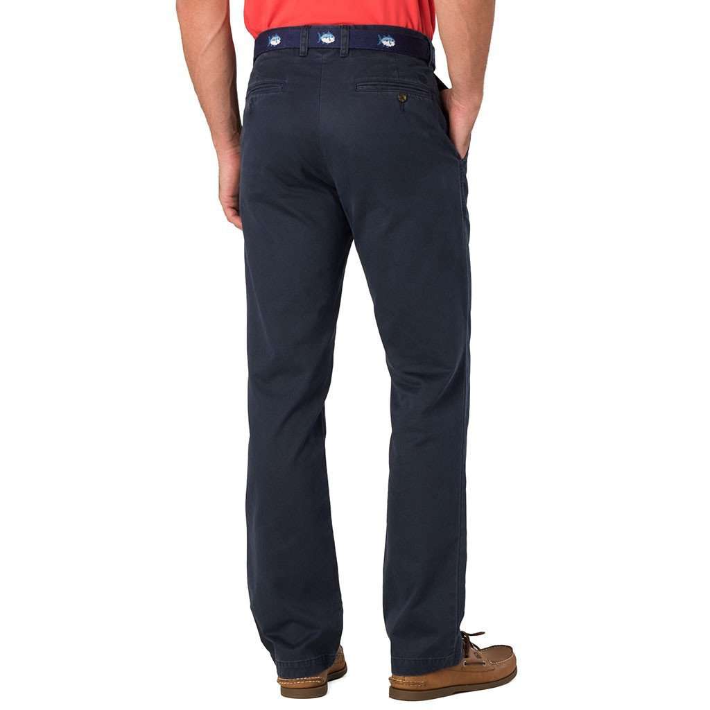 The Skipjack Classic Fit Pant in True Navy by Southern Tide - Country Club Prep