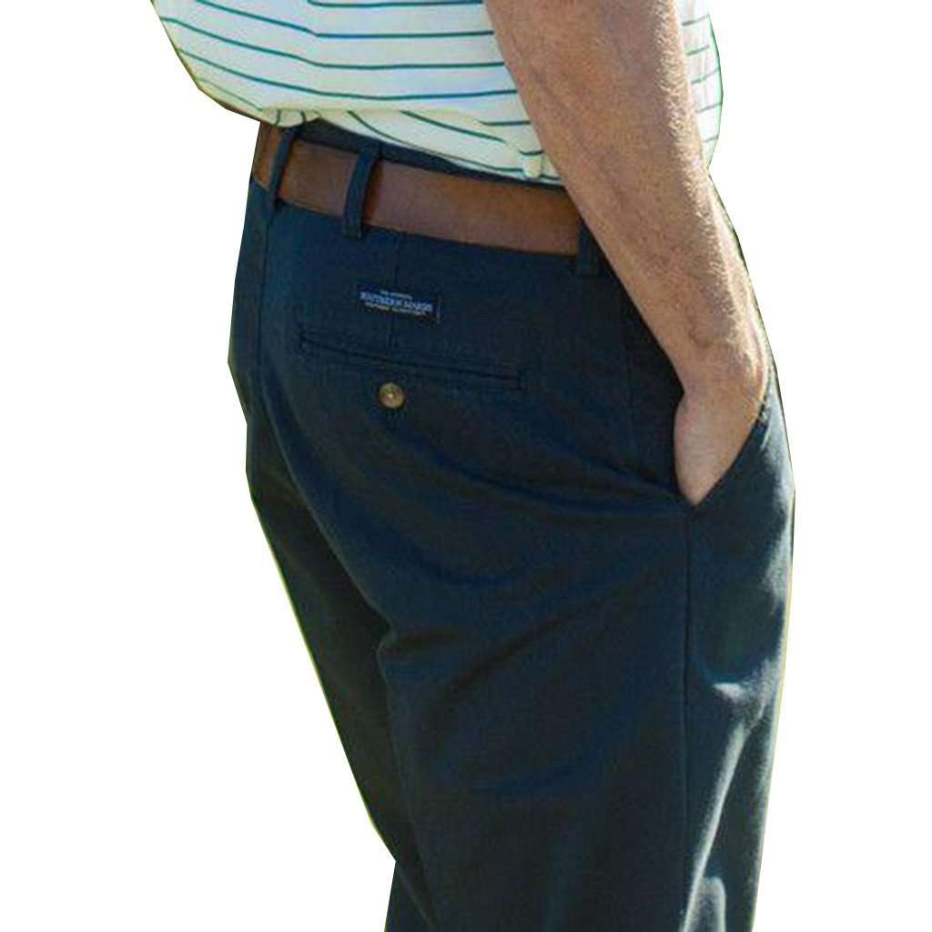 The Wharf Pant in Colonial Navy by Southern Marsh - Country Club Prep