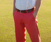 The Wharf Pant in Vintage Red by Southern Marsh - Country Club Prep