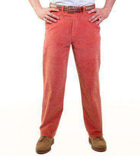 Union Jean Dionis Corduroy Pants in Nantucket Red by Castaway Clothing - Country Club Prep