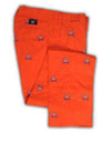 Virginia Stadium Pant in Orange by Pennington & Bailes - Country Club Prep