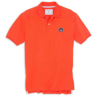 Auburn Gameday Skipjack Polo in Endzone Orange by Southern Tide - Country Club Prep