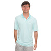 Augusta Performance Polo in Aruba Blue by The Southern Shirt Co. - Country Club Prep
