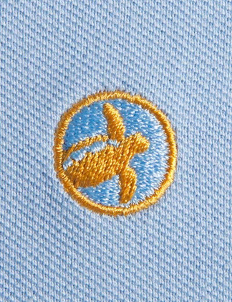 Bellwether360 Polo in Haint Blue by Loggerhead Apparel - Country Club Prep