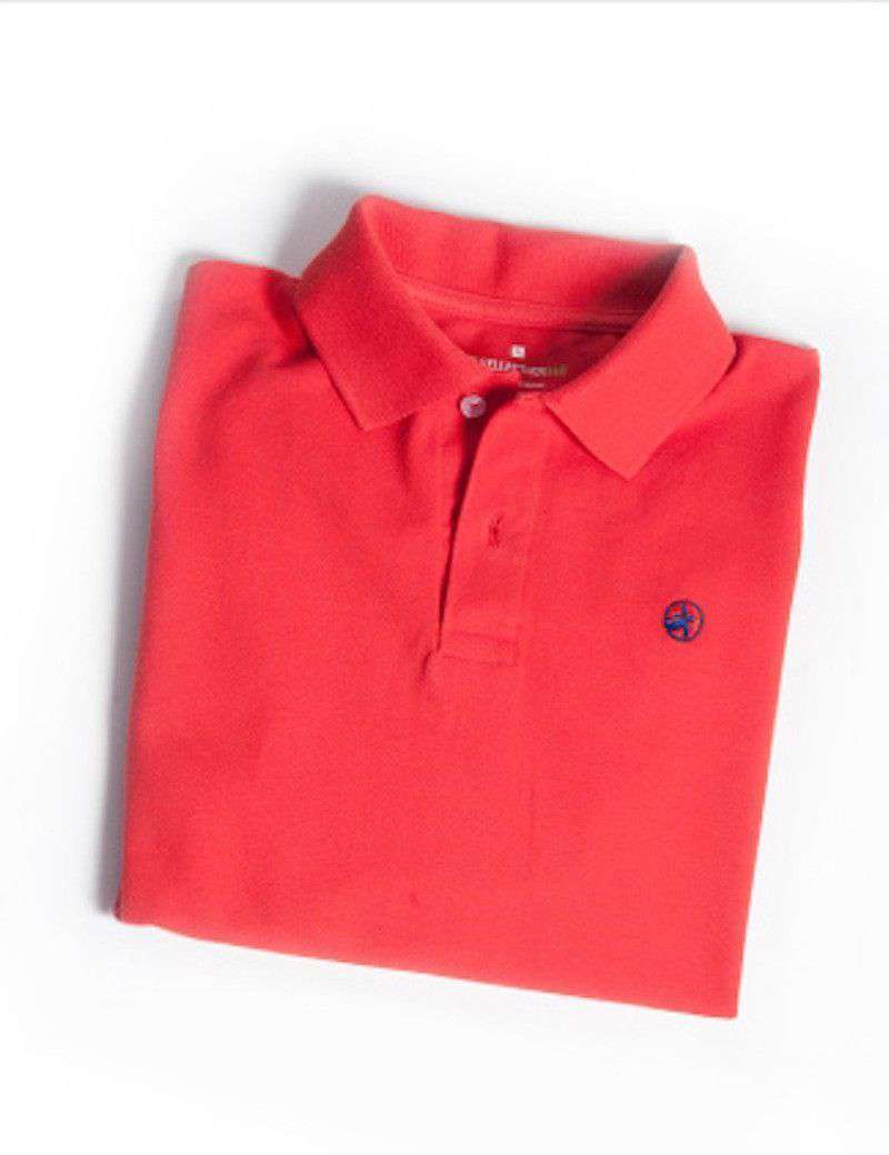 Bellwether360 Polo in Sailor's Delight Red by Loggerhead Apparel - Country Club Prep