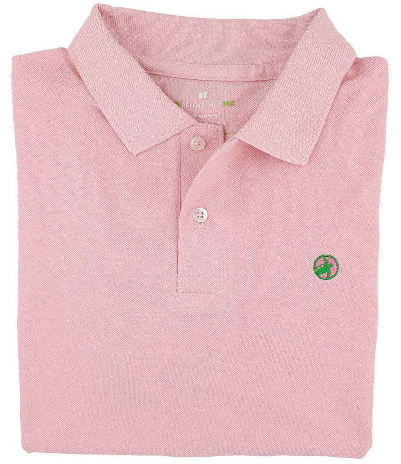 Bellwether360 Polo in Southern Moon Pink by Loggerhead Apparel - Country Club Prep