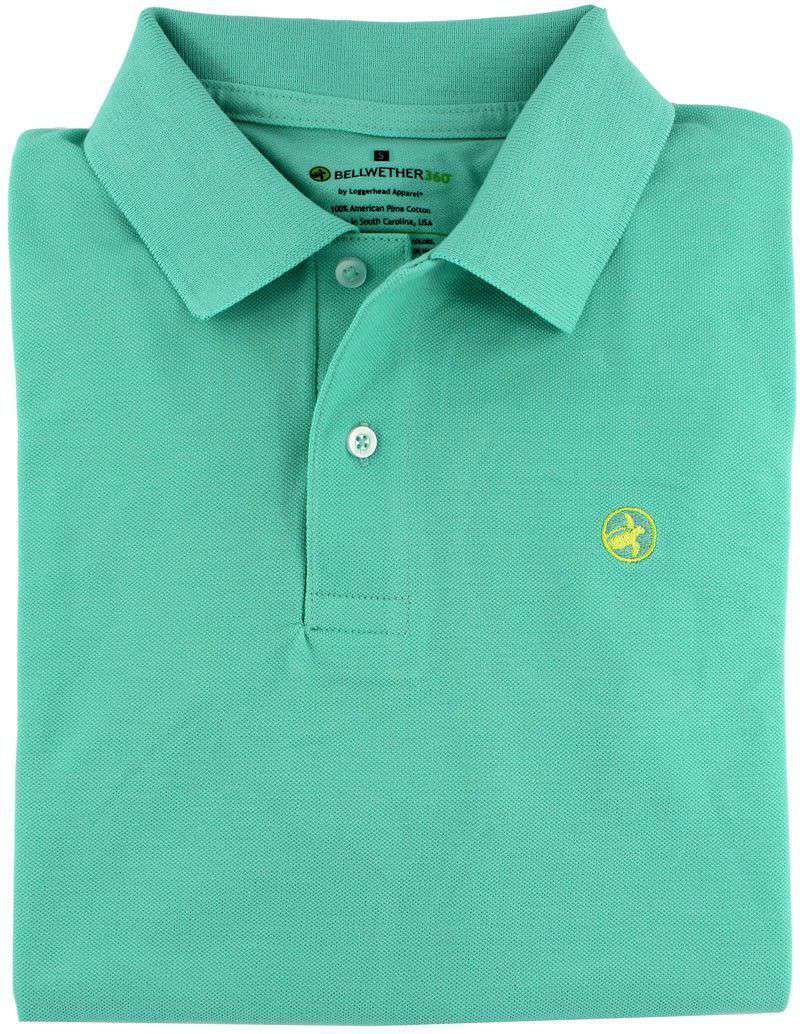 Bellwether360 Polo in Sullivan's Sea Glass by Loggerhead Apparel - Country Club Prep