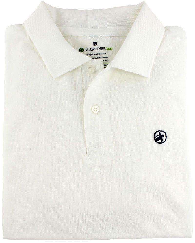 Bellwether360 Polo in White by Loggerhead Apparel - Country Club Prep