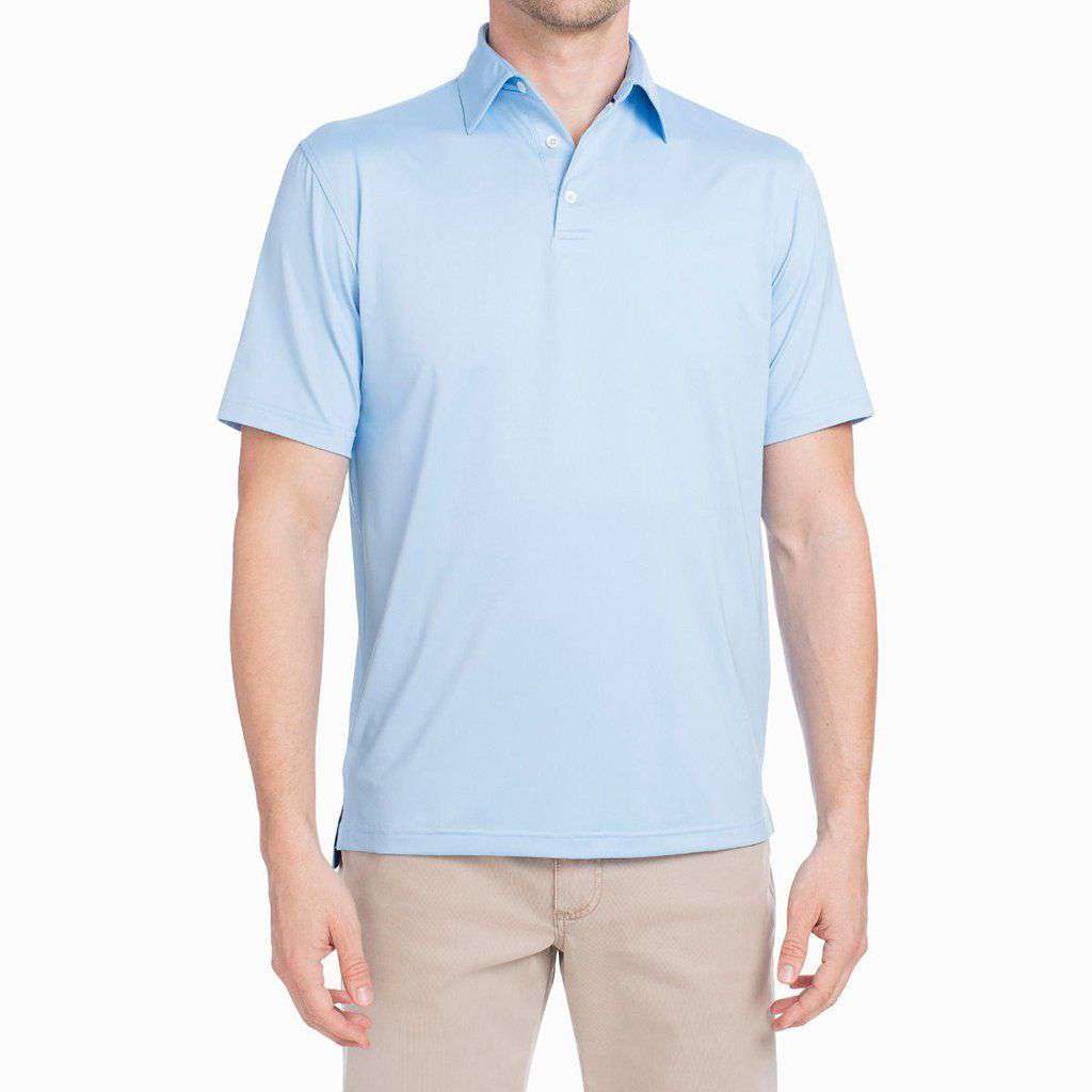 Birdie Prep-Formance Polo in Gulf Blue by Johnnie-O - Country Club Prep