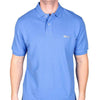 Bonefish Needlepoint Polo Shirt in Light Blue by Smathers & Branson - Country Club Prep