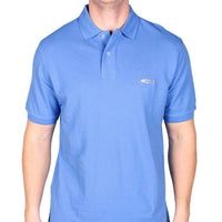 Bonefish Needlepoint Polo Shirt in Light Blue by Smathers & Branson - Country Club Prep