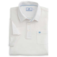 Channel Marker Polo in Classic White by Southern Tide - Country Club Prep