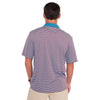 Charleston Stripe Performance Polo in Crunchberry by The Southern Shirt Co. - Country Club Prep