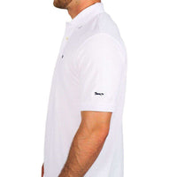 Classic Pique Polo in White, Featuring Longshanks the Fox by Vineyard Vines - Country Club Prep