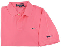 Classic Polo in Bermuda Pink by Vineyard Vines, Featuring Longshanks the Fox - Country Club Prep
