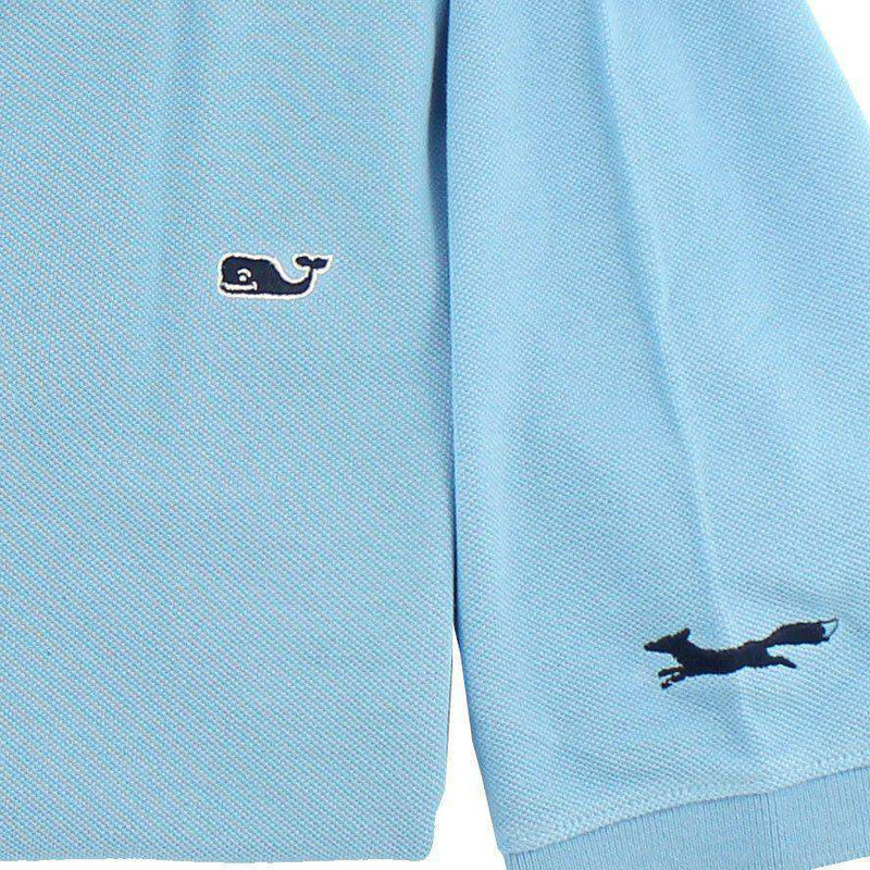 Classic Polo in Boathouse Blue by Vineyard Vines, Featuring Longshanks the Fox - Country Club Prep
